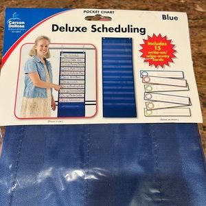 Carson Dellosa Deluxe Scheduling Pocket chart